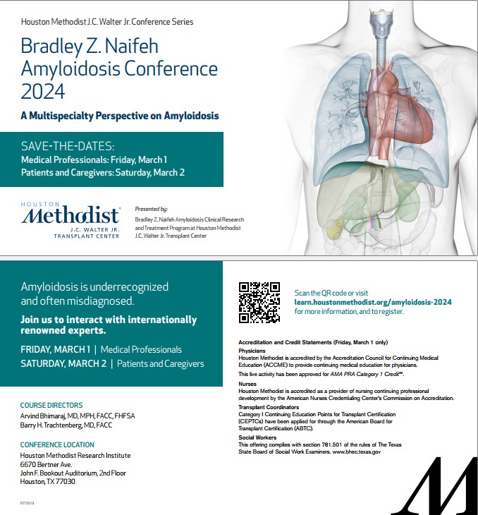 Bradley Z. Naifeh Amyloidosis Conference 2024